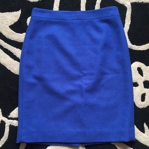 J. Crew The Pencil Skirt, wool blend, size 0